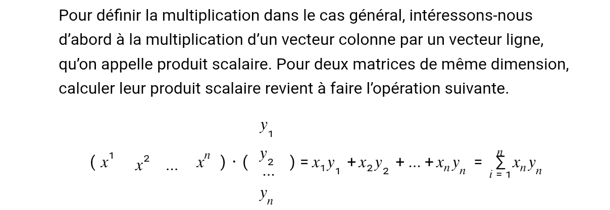 Affichage d'une équation MathML avec Cantook