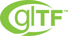 logo du format d'échange glTF