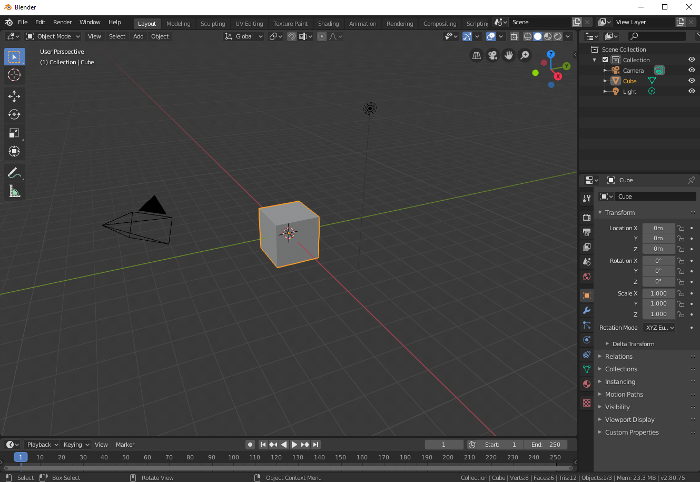 Nouvelle interface de Blender (2.8)